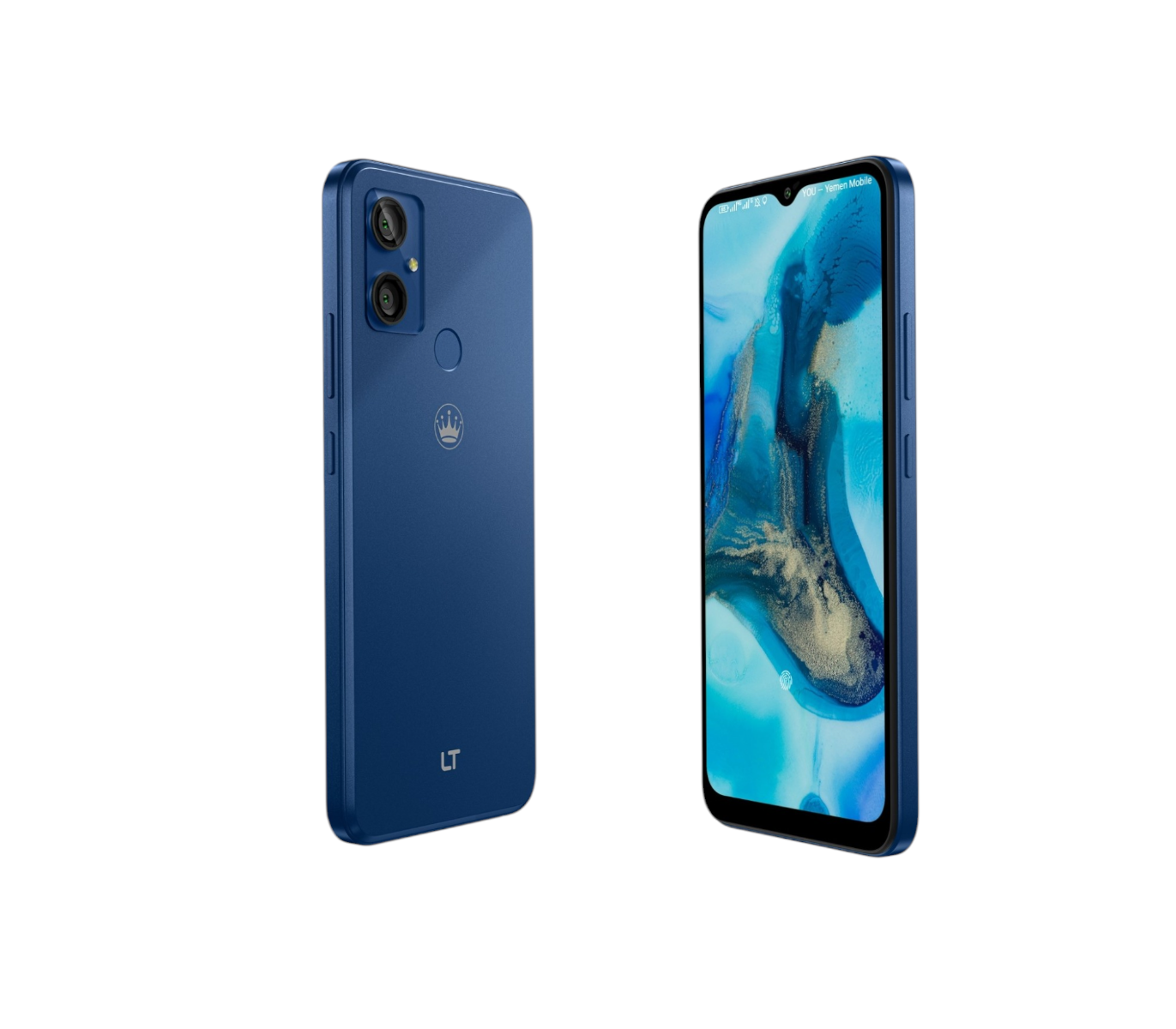 إل تي M10 جوال محمول بشريحتين و ذاكرة داخلية 64 جيجا بايت و رام 3+3 جيجا وكالة -أزرق