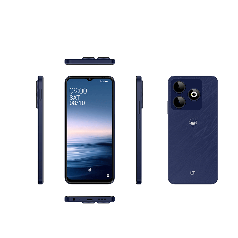 إل تي M10s جوال محمول بشريحتين و ذاكرة داخلية 128 جيجا بايت و رام 4+4 جيجا وكالة -بنفسجي