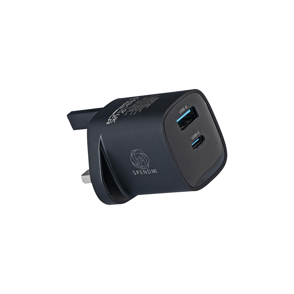 سبند مي رأس شاحن سريع قوة 30 وات - أسود