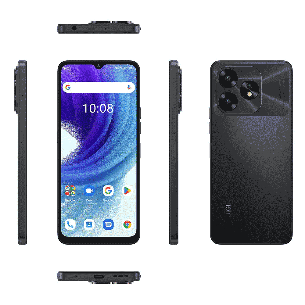 يوميدجي جوال محمول A15T شريحتين G+C بسعة 128 جيجابايت, رام 8+8 جيجابايت