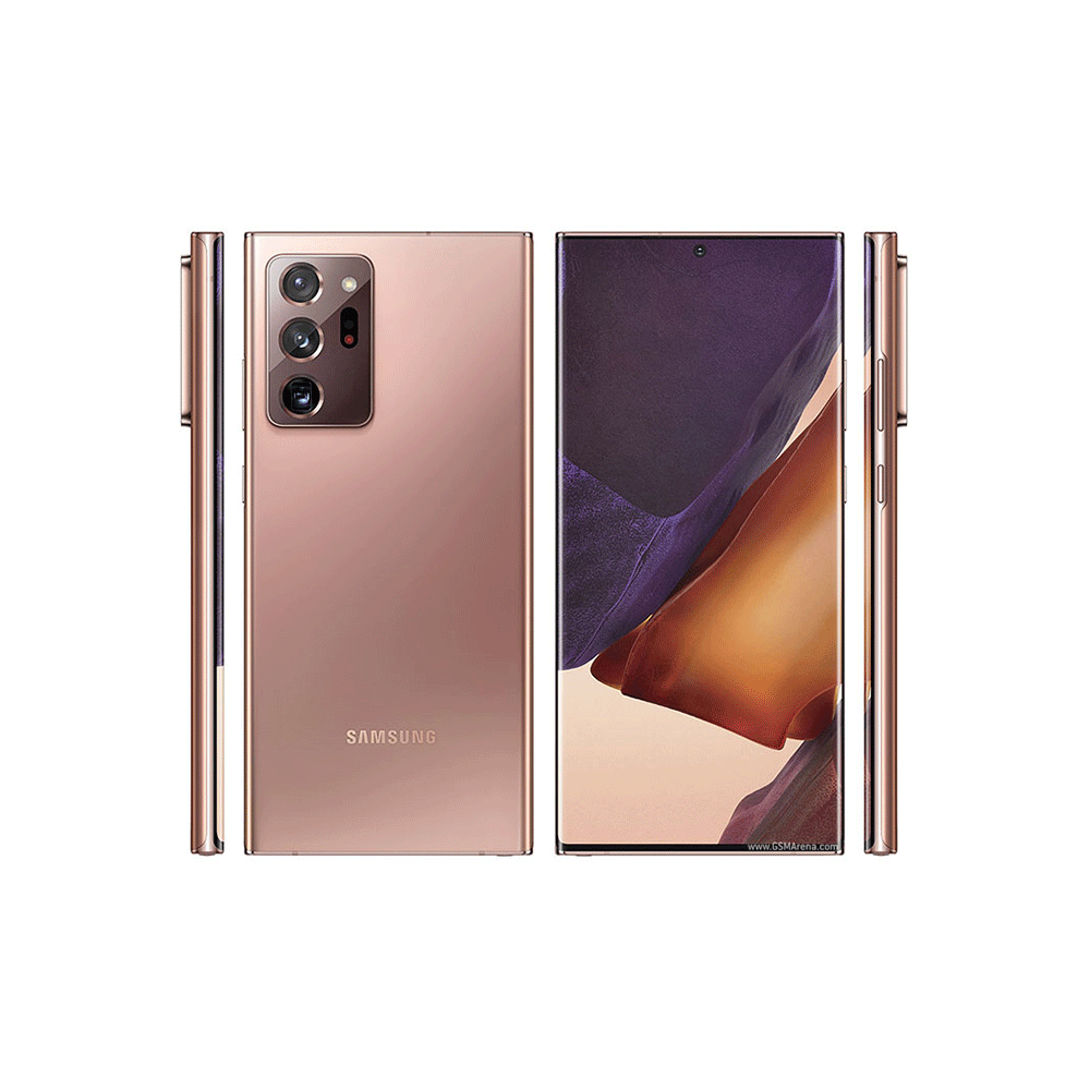 سامسونج جالاكسي نوت 20 آلترا جوال محمول يعمل بشريحتين و ذاكرة 128 جيجاو رام 8 جيجا وكالة - برونزي