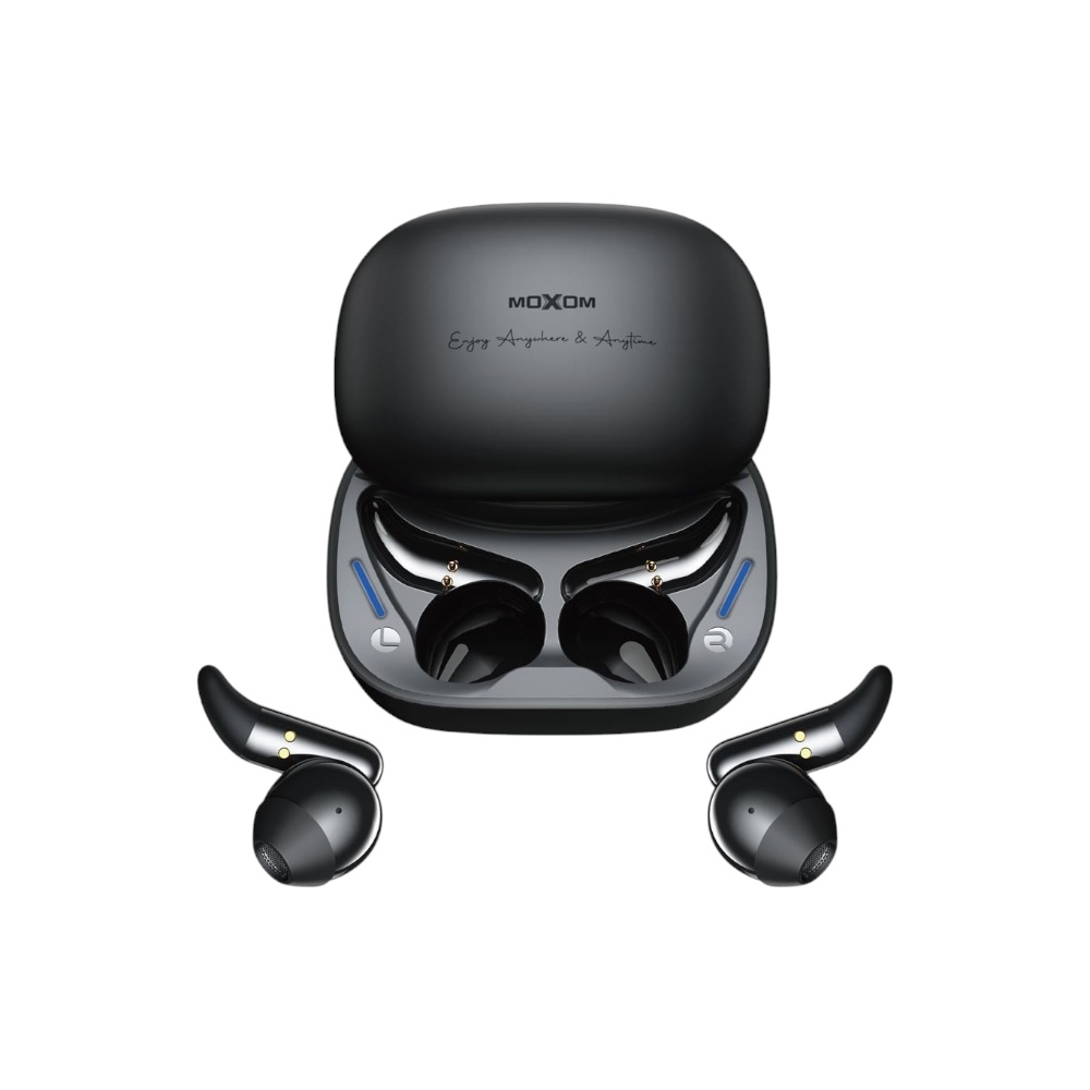 موكسوم سماعات أيربودز لا سلكية موديل  TW43 - أسود 
