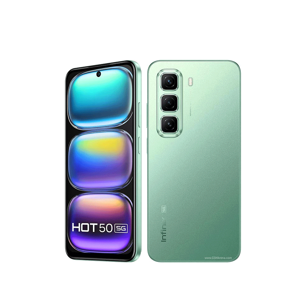 انفينيكس جوال محمول هوت 50 ذاكرة سعة 128 جيجابايت, رام 8 جيجابايت - أخضر فاتح