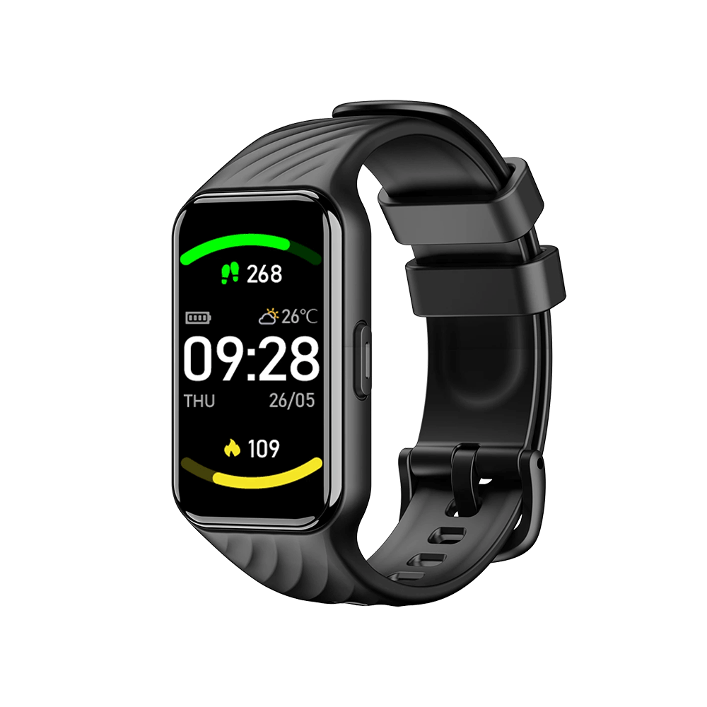 بلاك فيو R10 ساعة ذكية رياضية - أسود