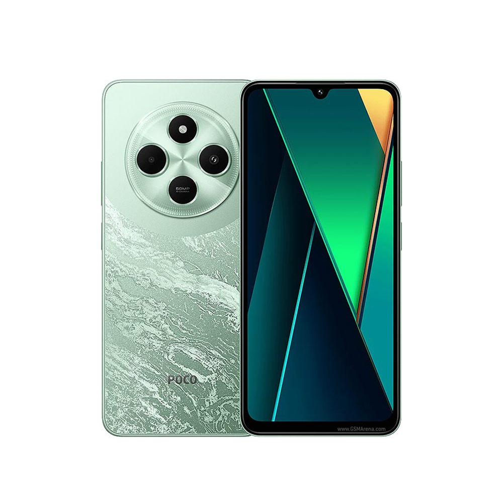 شاومي بوكو C75 جوال محمول بشريحتين و ذاكرة جيجا 256 و رام 16+8 جيجا - أخضر