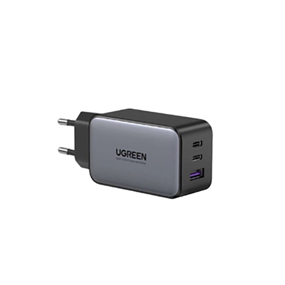 يوجرين راس شاحن بقوة 65 واط يدعم الشحن السريع - أسود