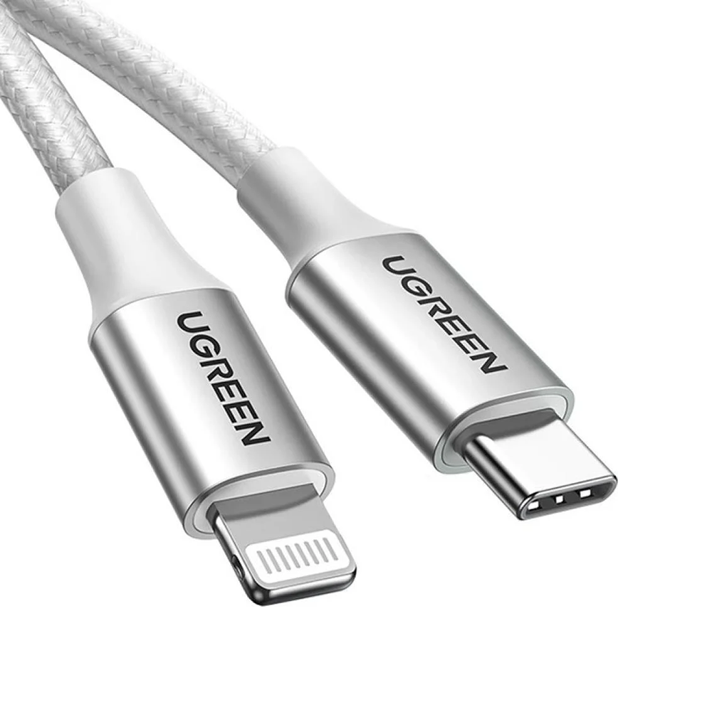 يوجرين كيبل شحن 60 وات 1 متر - أبيض