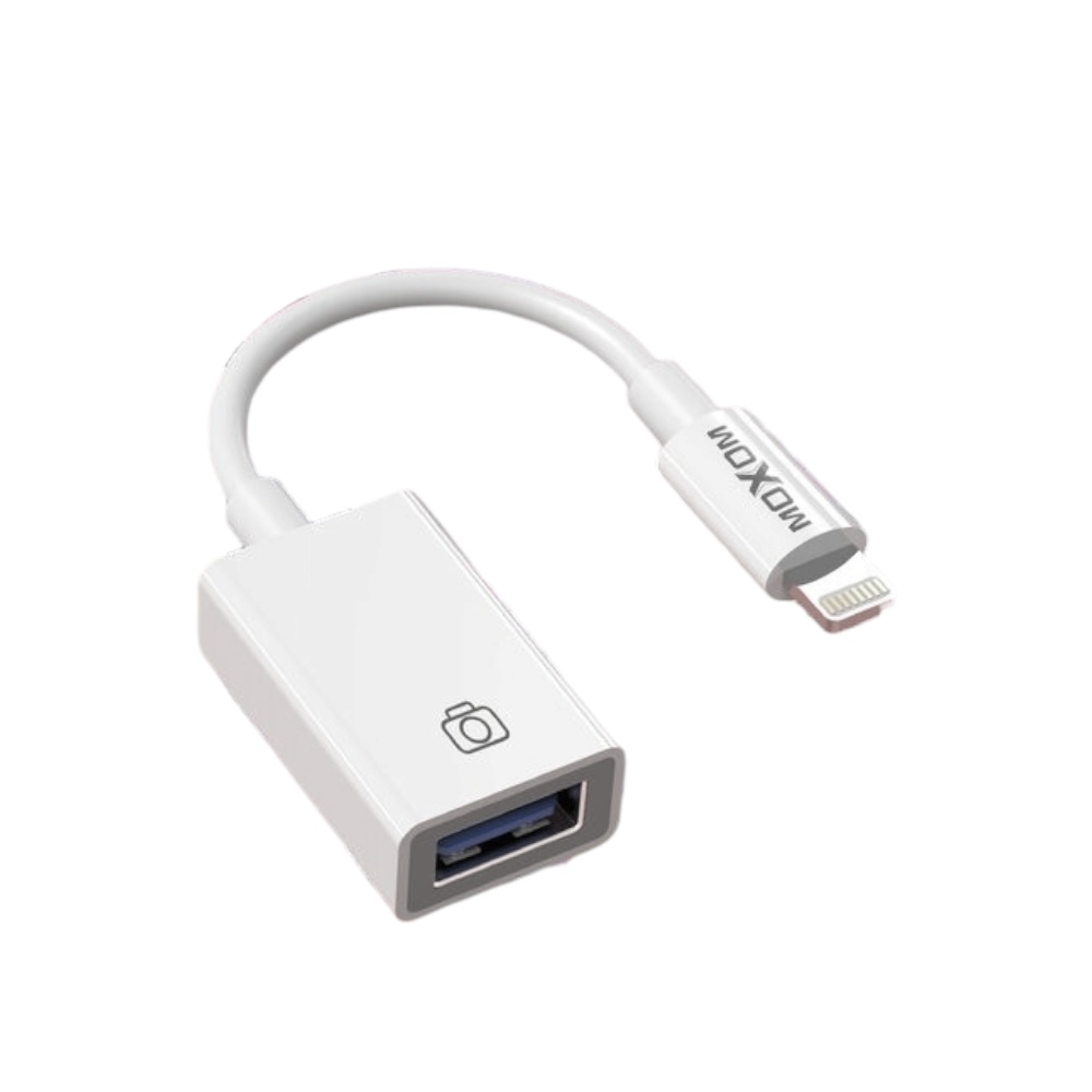 موكسوم تحويلة آيفون OTG لايتننج إلى يو اس بي موديل MX-AX23 - أبيض