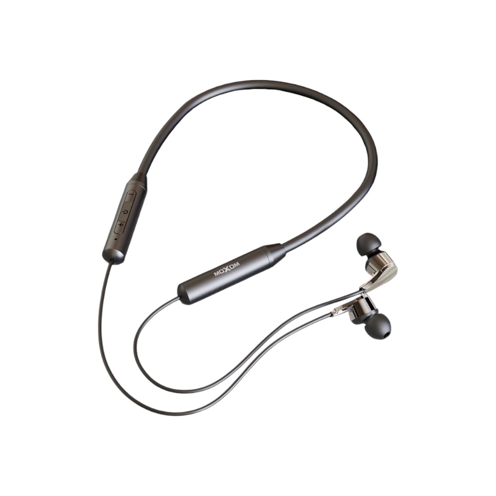 موكسوم سماعات بلوتوث رياضية حول الرقبة مغناطيسية موديل MX-WL51 - أسود