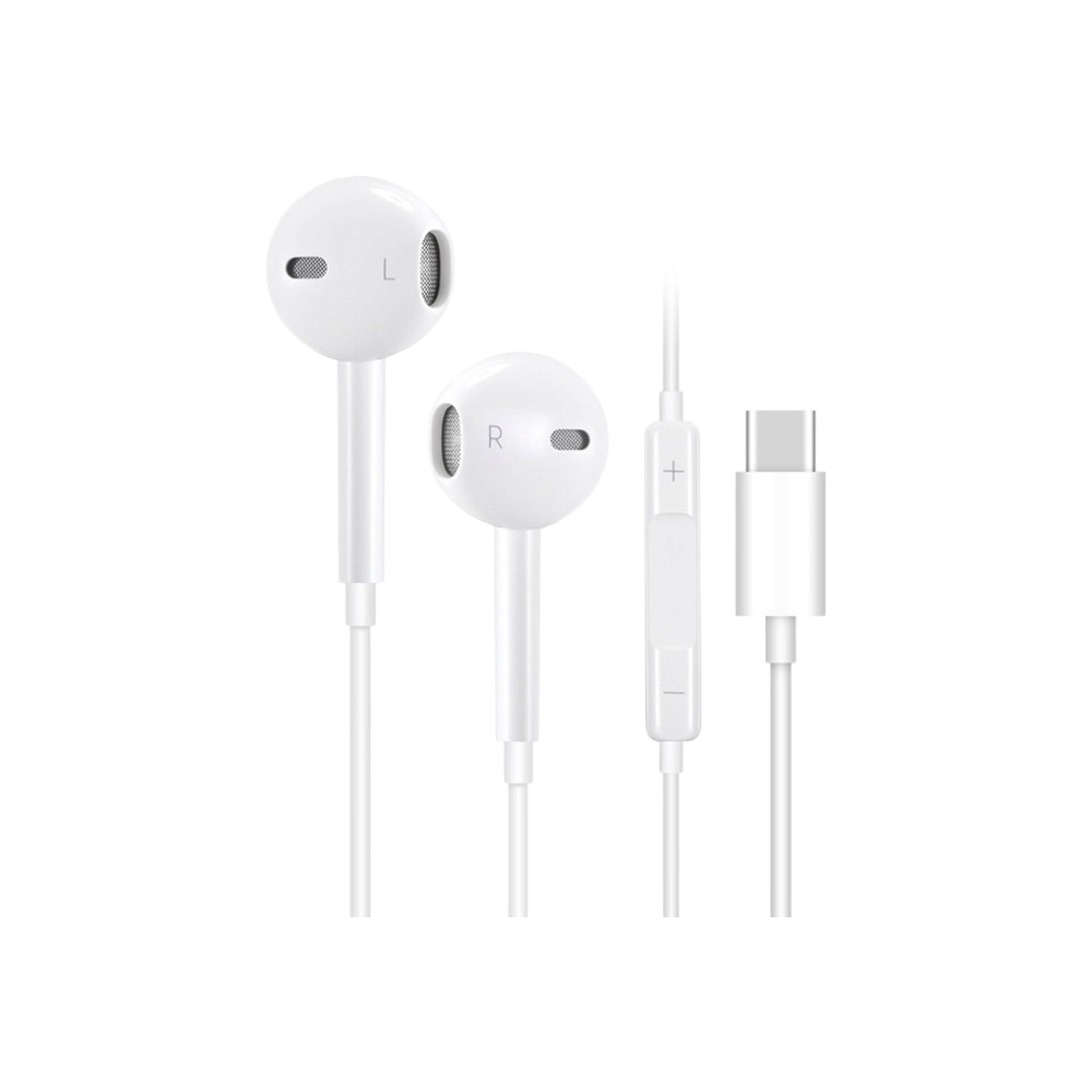 موكسوم سماعات أذن سلكية بمنفذ تايب مع بلوتوث الجيل الخامس وميكروفون موديل MX-WL31 - أبيض