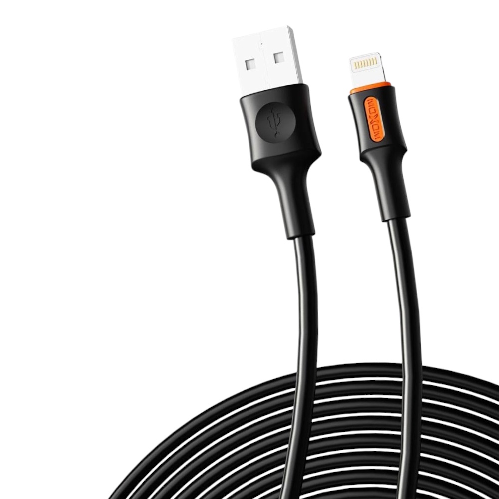 موكسوم وصلة شحن وبيانات لايتننج بجهد 3 امبير موديل CB146 - أسود