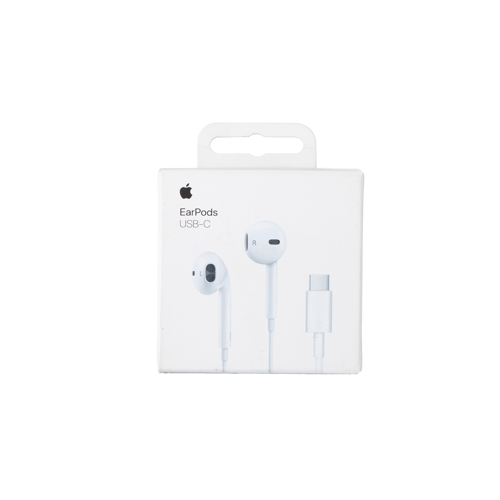 آبل سماعة أذن اير بودز السلكية بمنفذ تايب سي - أبيض