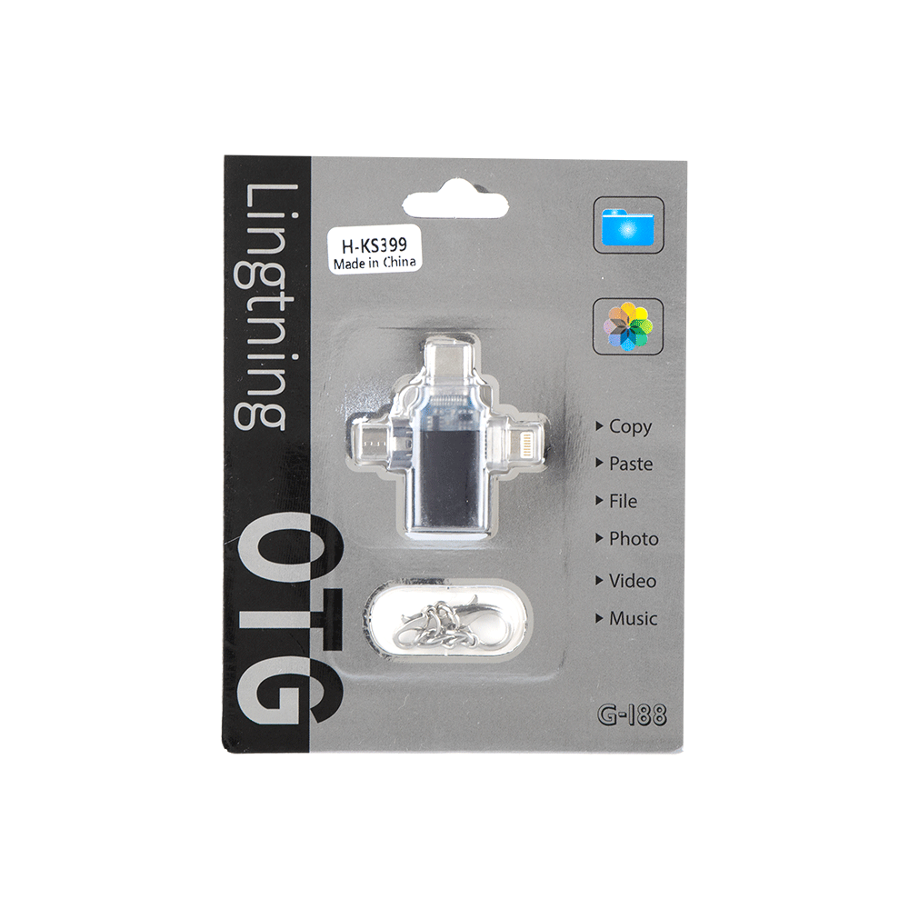 تحويلة اوه تي جي متعددة الاستخدامات رباعية المنافذ - موديل H-KS399