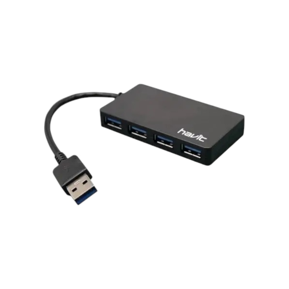 هافيت موزع يو اس يو اس بي موديل HV-H103 - فضي