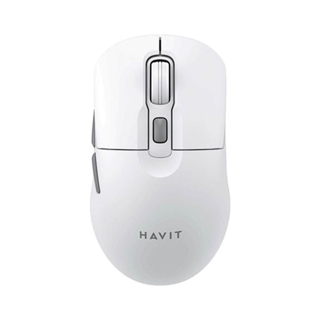 هافيت ماوس لاسلكي ثنائي الوضع موديل MS59WB - أبيض