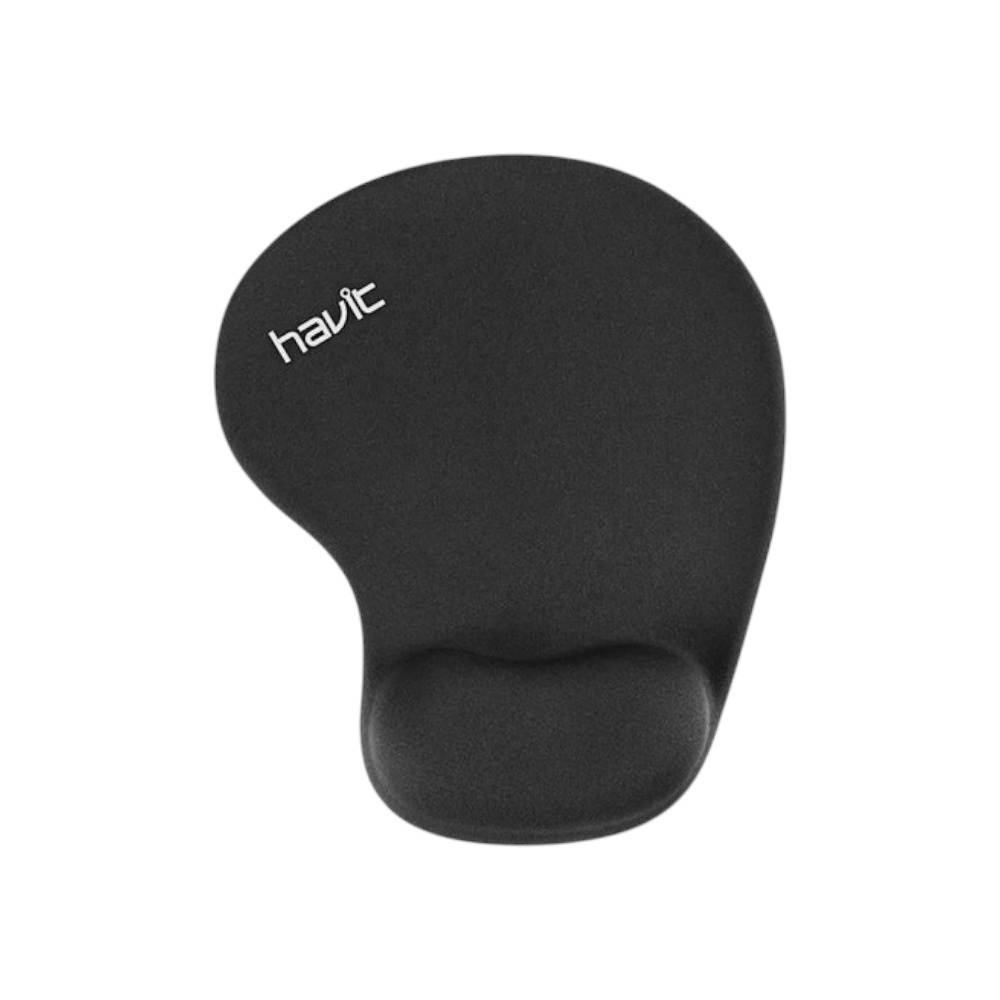 هافيت لوحة ماوس بوسادة للمعصم موديل HV-MP802 - أسود