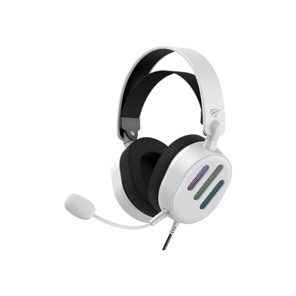 هافيت سماعة رأس لا سلكية للألعاب موديل H2038U - أبيض 