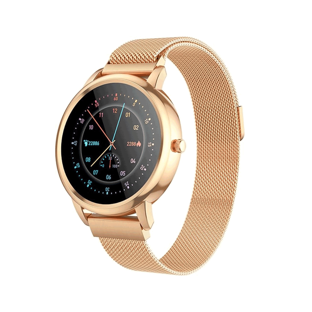 هوكو Y ساعة رياضية ذكية مقاومة للماء بلوتوث 5.0 - ذهبي وردي