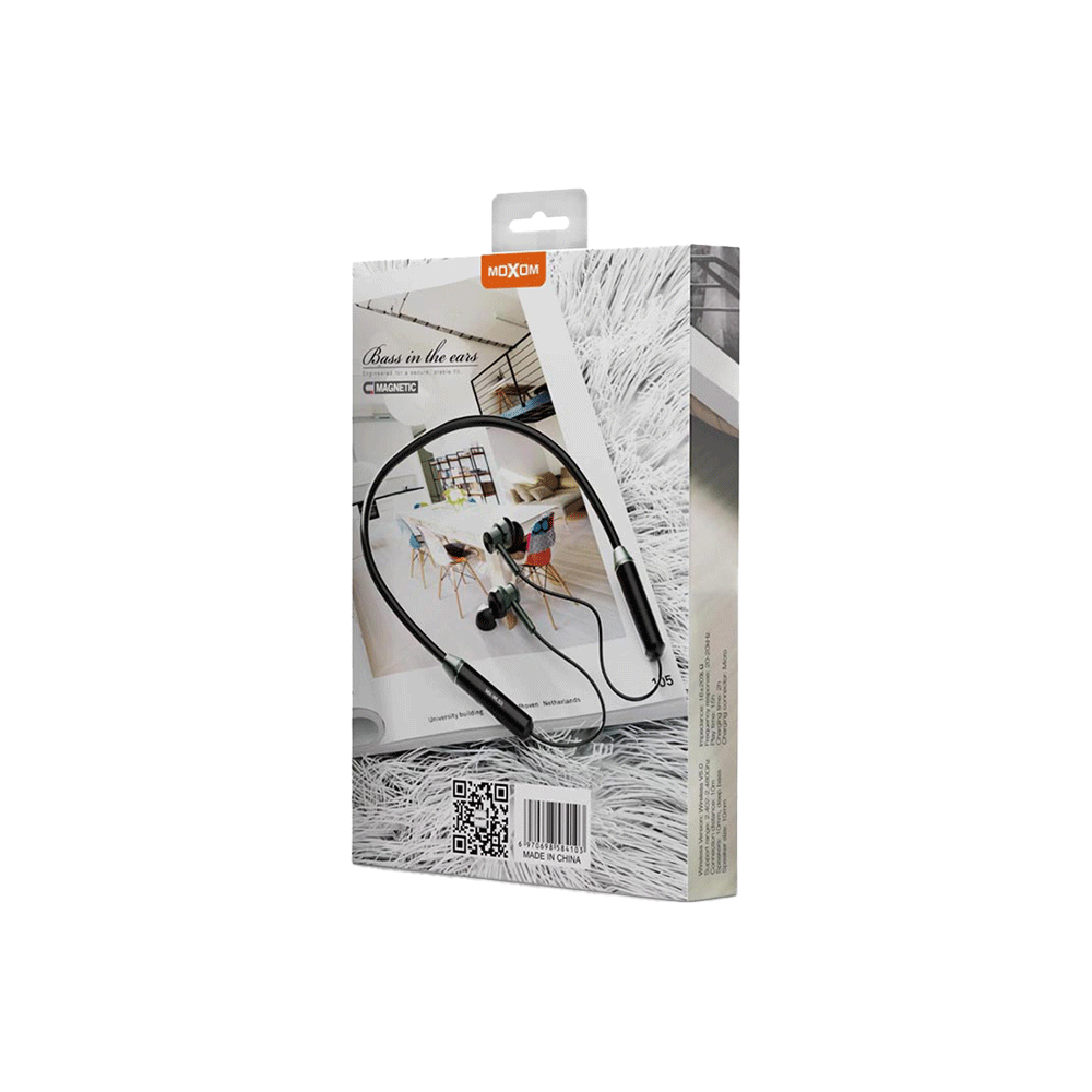 موكسوم سماعات بلوتوث طوق رقبة موديل WL53 - أسود