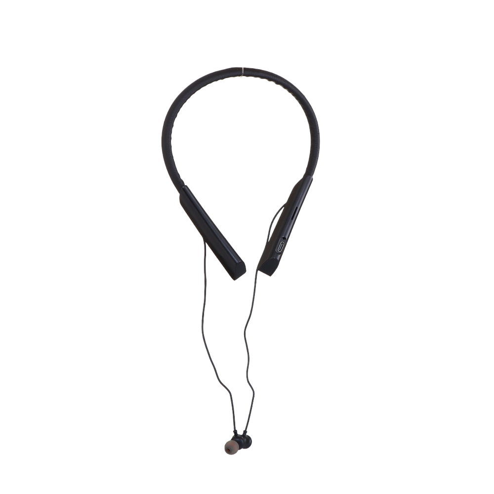 زد جي لوكس سماعة طوق حول الرقبة بلوتوث بسعة بطارية 1000 مللي امبير موديل ZG-135 - أسود