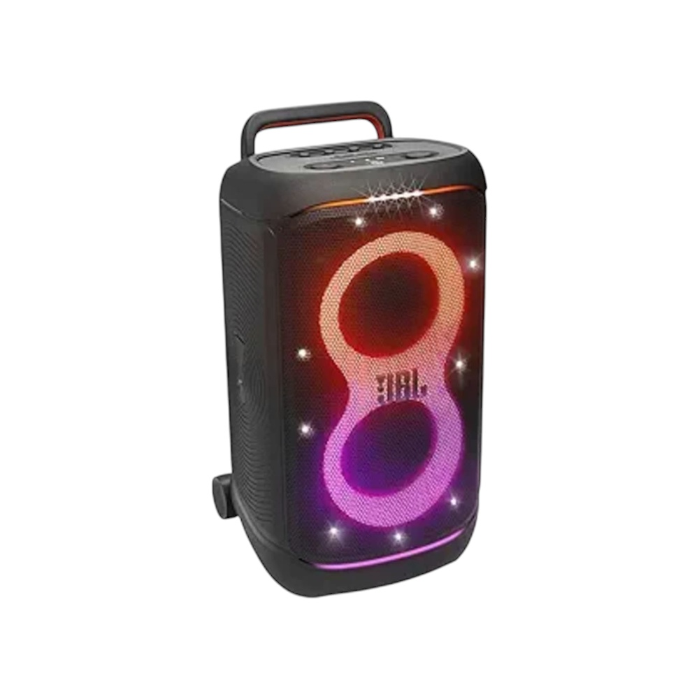 جي بي ال مكبر صوت محمول يعمل بالبطارية مع تعزيز صوت الذكاء الاصطناعي - أسود