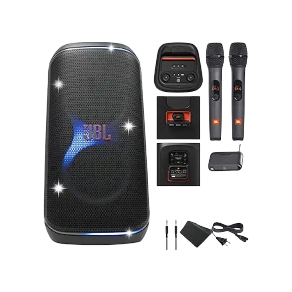 جي بي ال مكبر صوت لاسلكي محمول مقاوم للرذاذ 120-160 واط - اسود