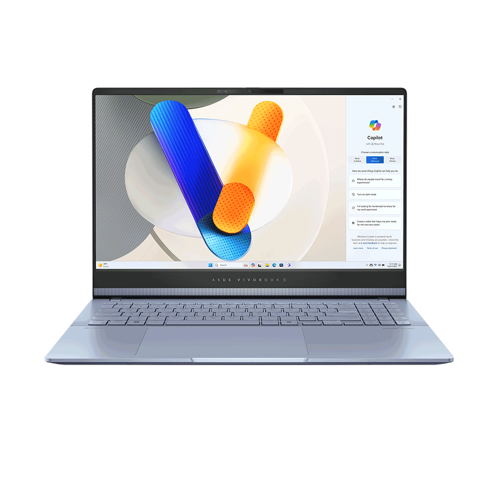 اسوس لاب توب فيفوبوك بسعة ذاكرة 512 ورام 16 جيجابايت موديل S5506 - فضي