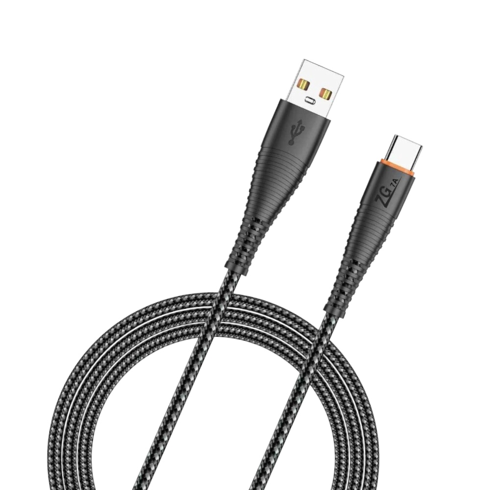 كابل شحن زد جي لوكس يو اس بي الى تايب سي 1 متر 7 واط - موديل ZG-178