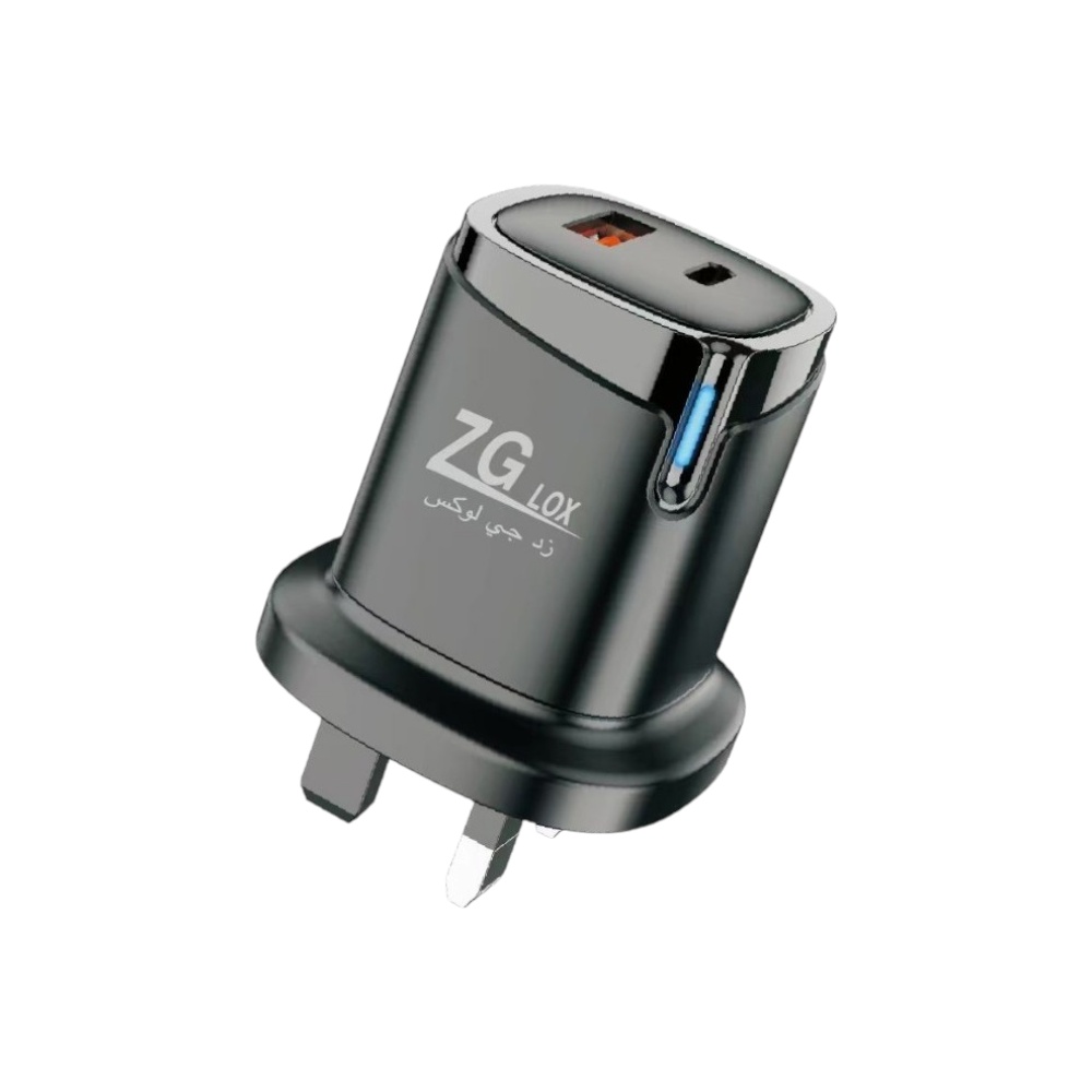 شاحن جداري زد جي لوكس قوة 85 واط بتقنية GAN - موديل ZG-A16