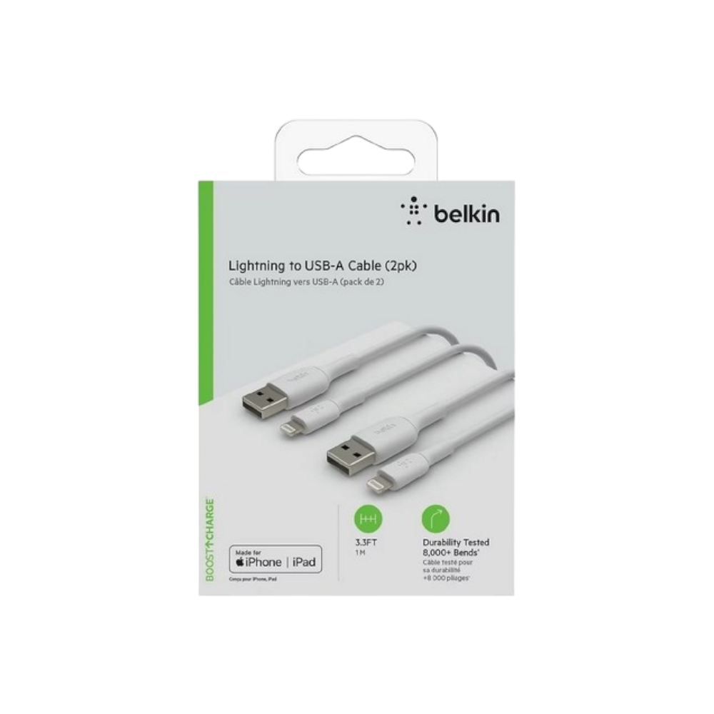 بيلكين كابل لايتنينج إلى يو اس بي لنقل البيانات للهواتف الذكية  - 1 متر