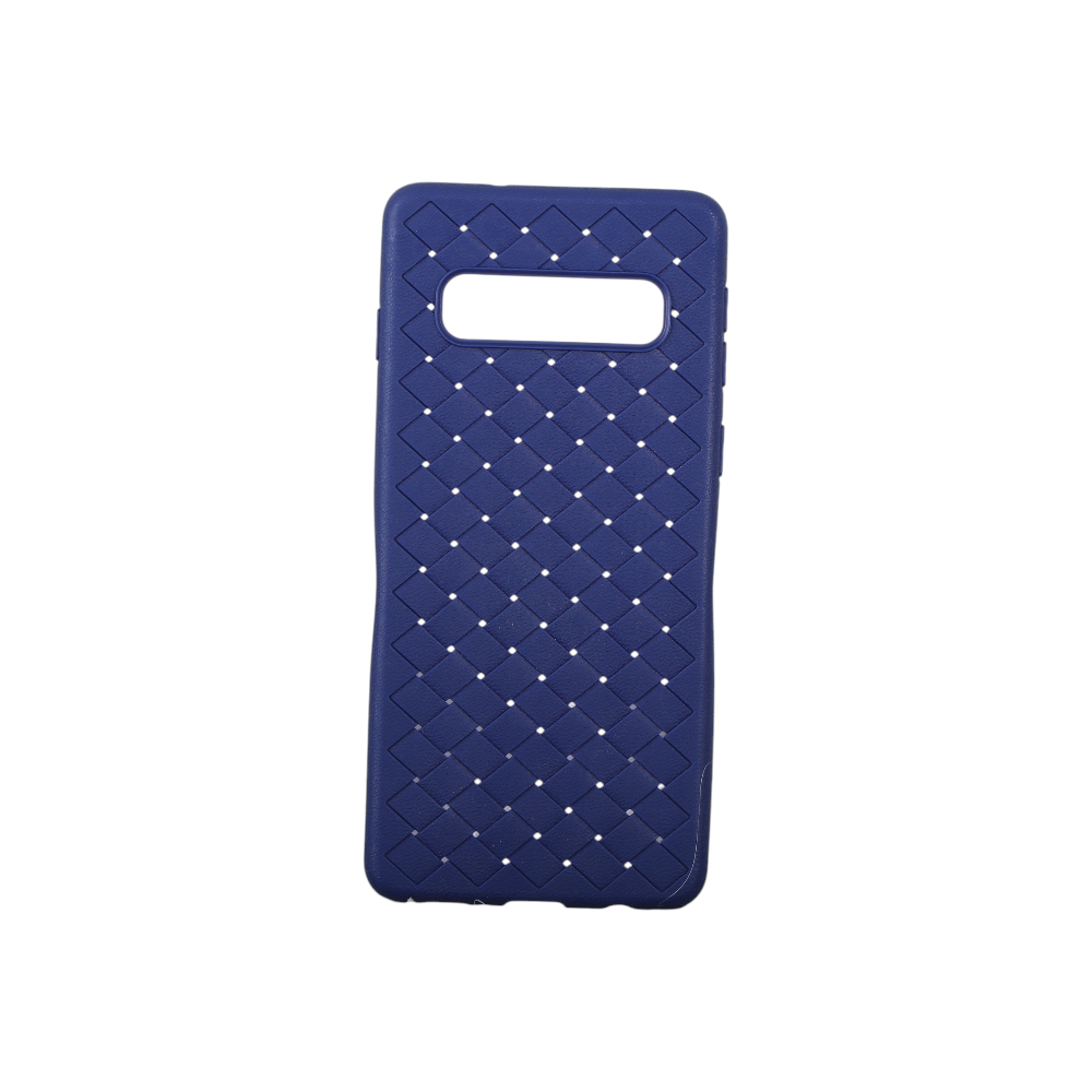 غلاف حماية خلفي لهاتف جلكسي اس 10 بنقشة مربعات