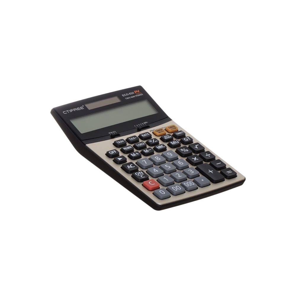 آله حاسبة سيتي فري  مكتبية 12 خانة موديل ECO-024- أسود