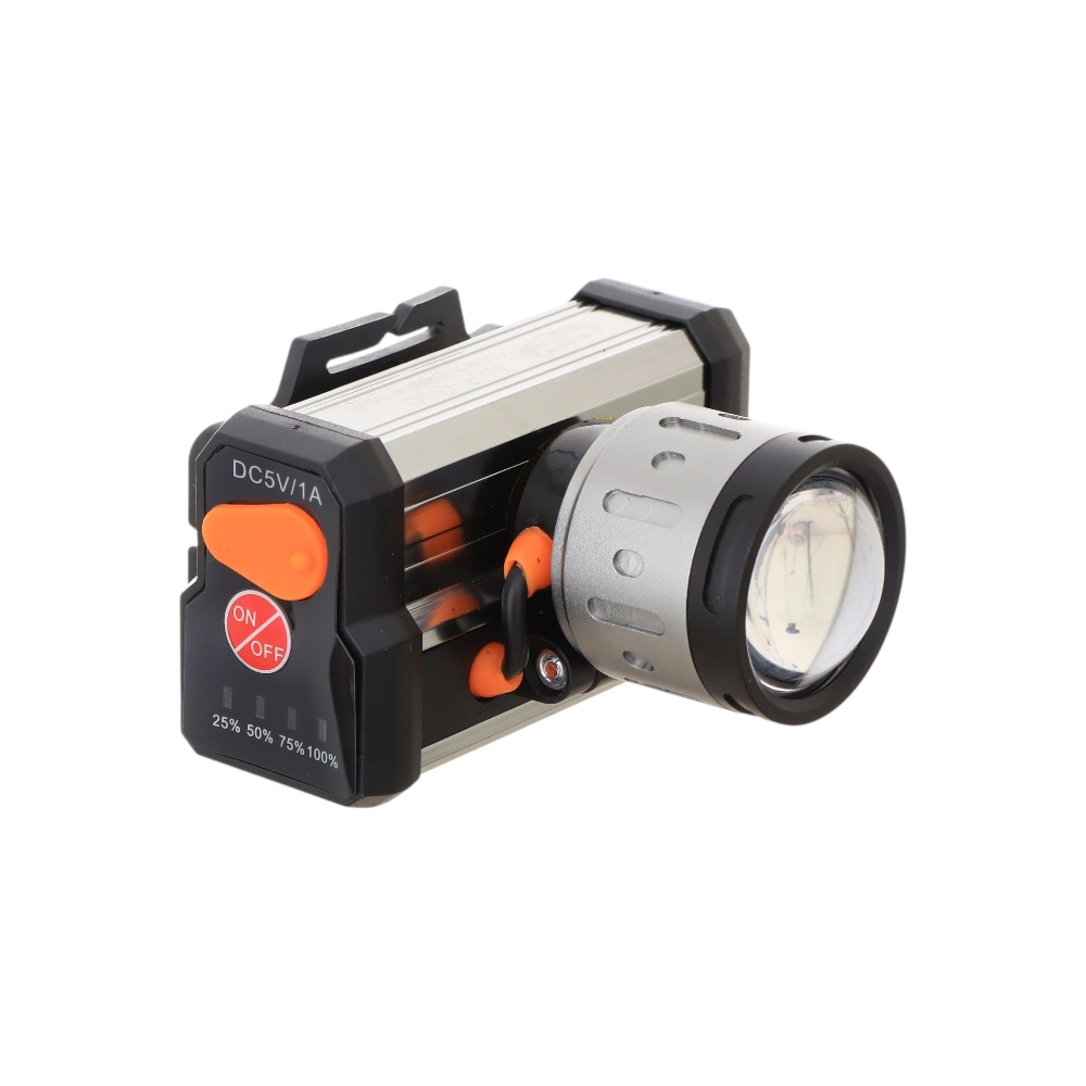 كشاف ضوء رأس بتصميم عملي موليستر  قوة   100 وات   موديلMR-390- فضي