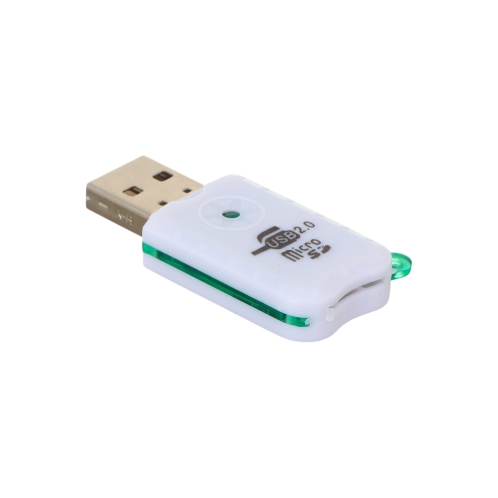 قارئ ذاكرة SD كمبيوتر يو اس بي موديل 480- ابيض