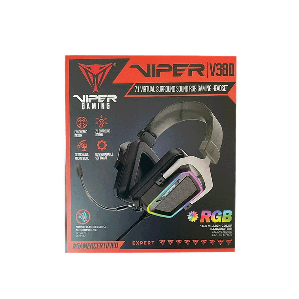 فايبر سماعة رأس سلكية عالية الجودة للألعاب - موديل PV3807UMXEK