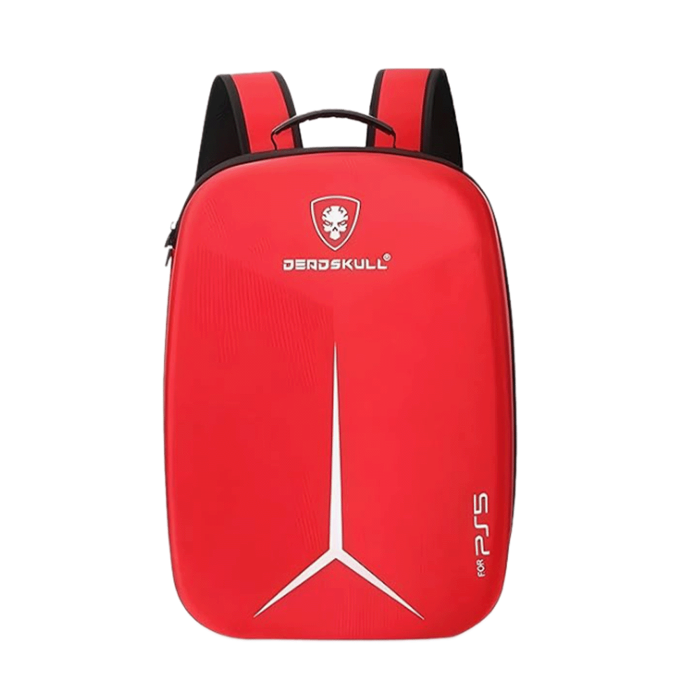 ديد سكل حقيبة ظهر لجهاز ألعاب بلاي ستيشن 5 سليم عالية الجودة - أحمر