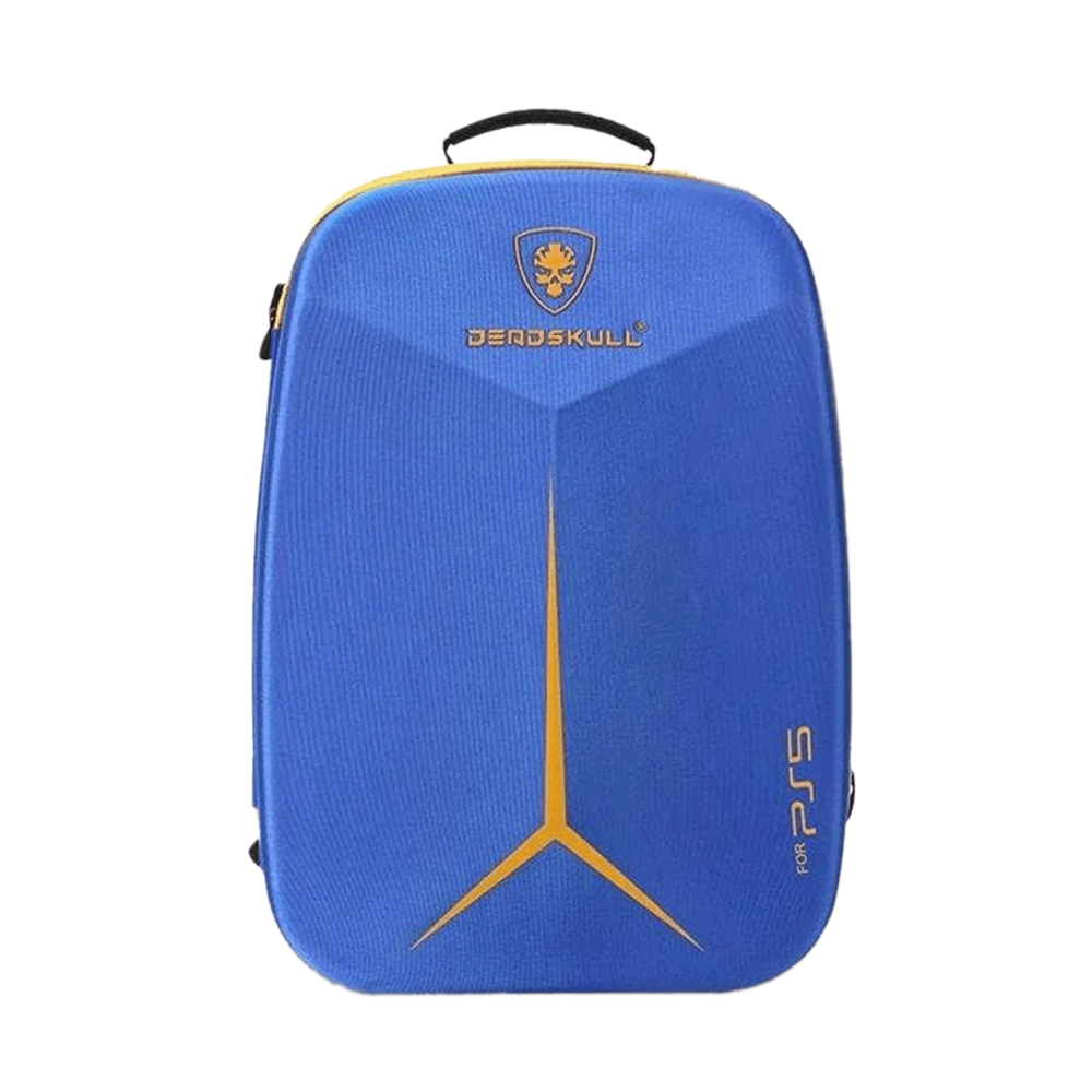 ديد سكل حقيبة ظهر لجهاز ألعاب بلاي ستيشن 5 بجميع الإصدارات عالية الجودة - أزرق