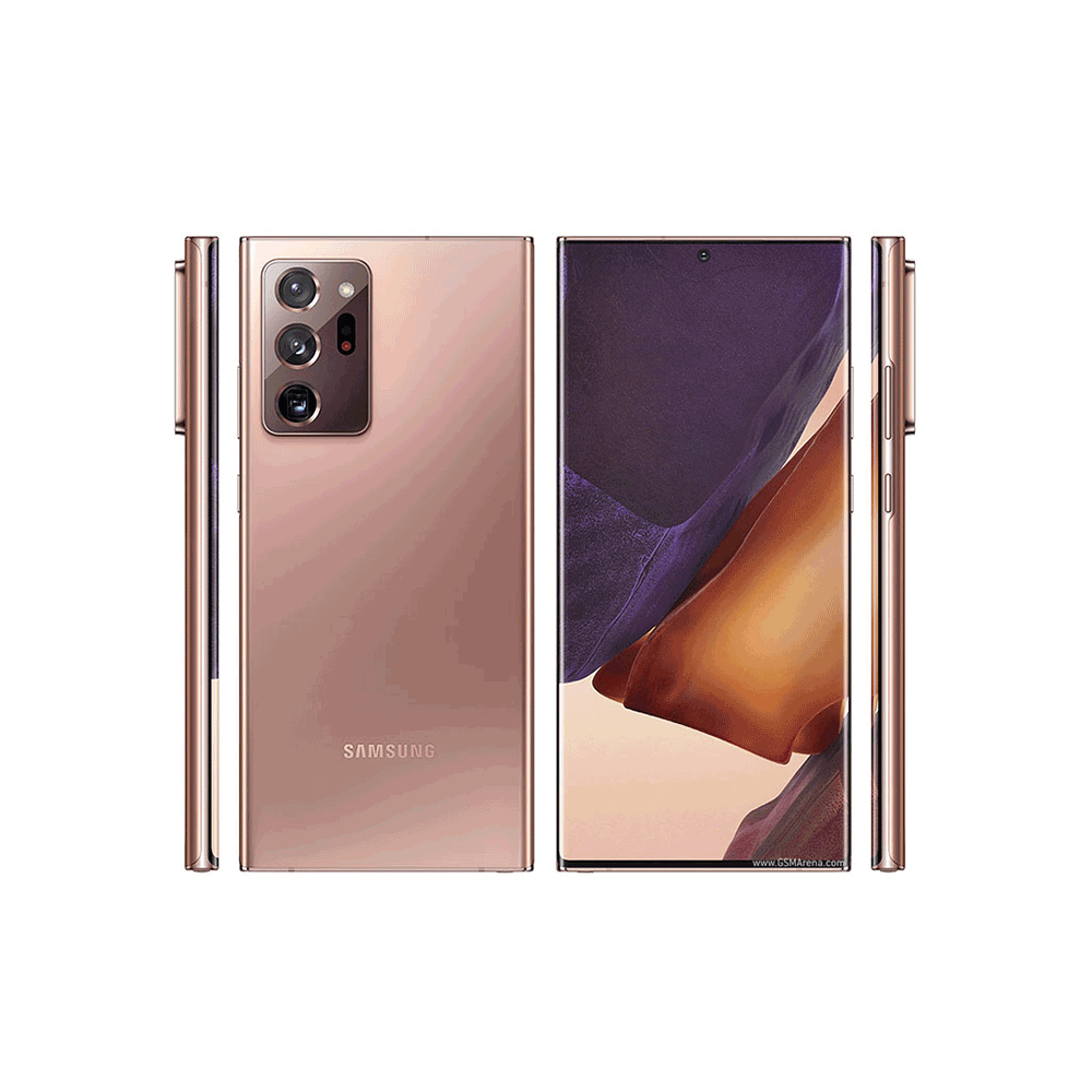 جوال سامسونج جالكسي نوت 20 آلترا مستخدم بشريحة نظامين و ذاكرة 128 جيجا ورام 6 جيجا - برونزي