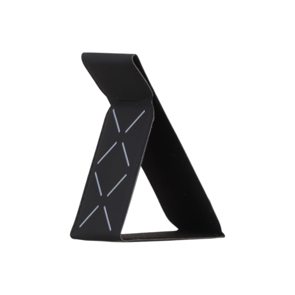 مسكة جوال مع قاعدة ولاصق موديل R10- اسود