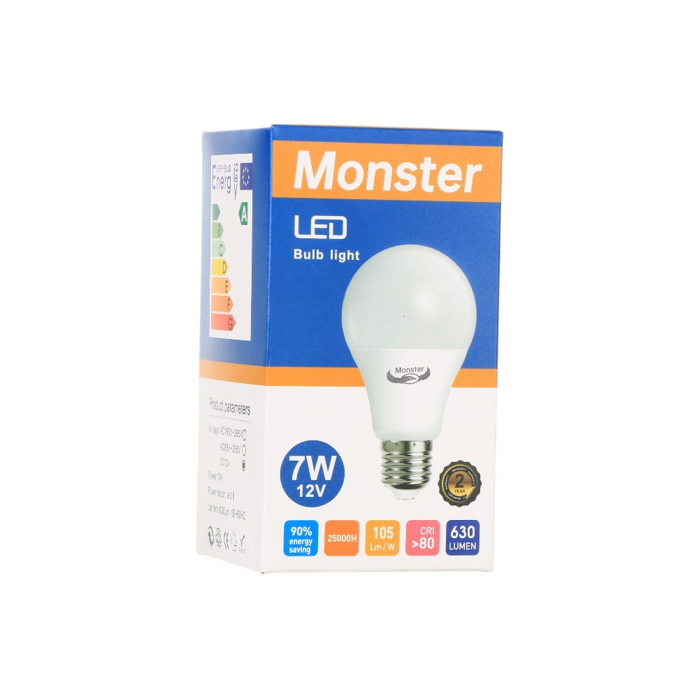 لمبة كهربائية مونيستر بقوة 7 وات- ابيض