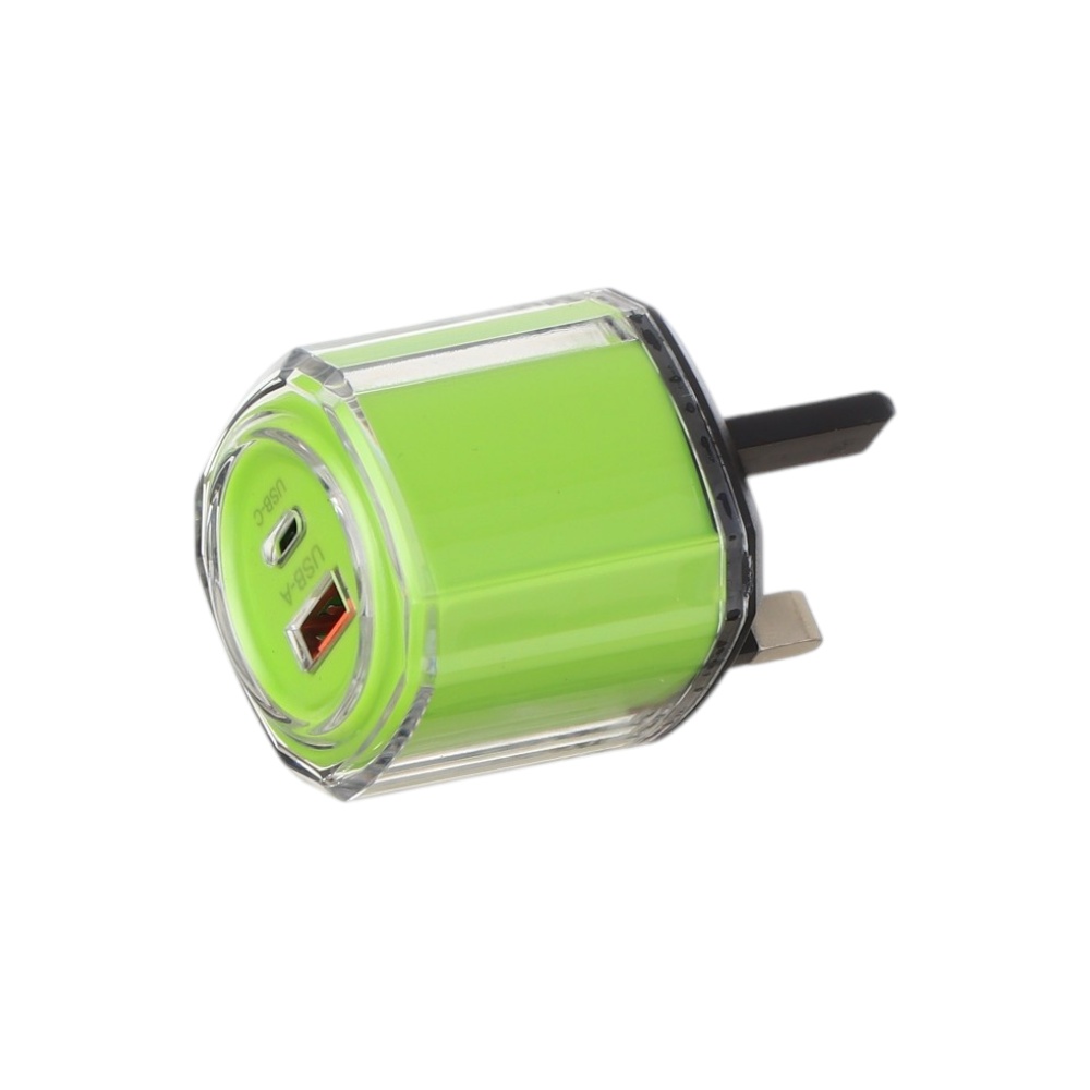 شاحن جداري 30 وات تايب سي موديل M227 -اخضر