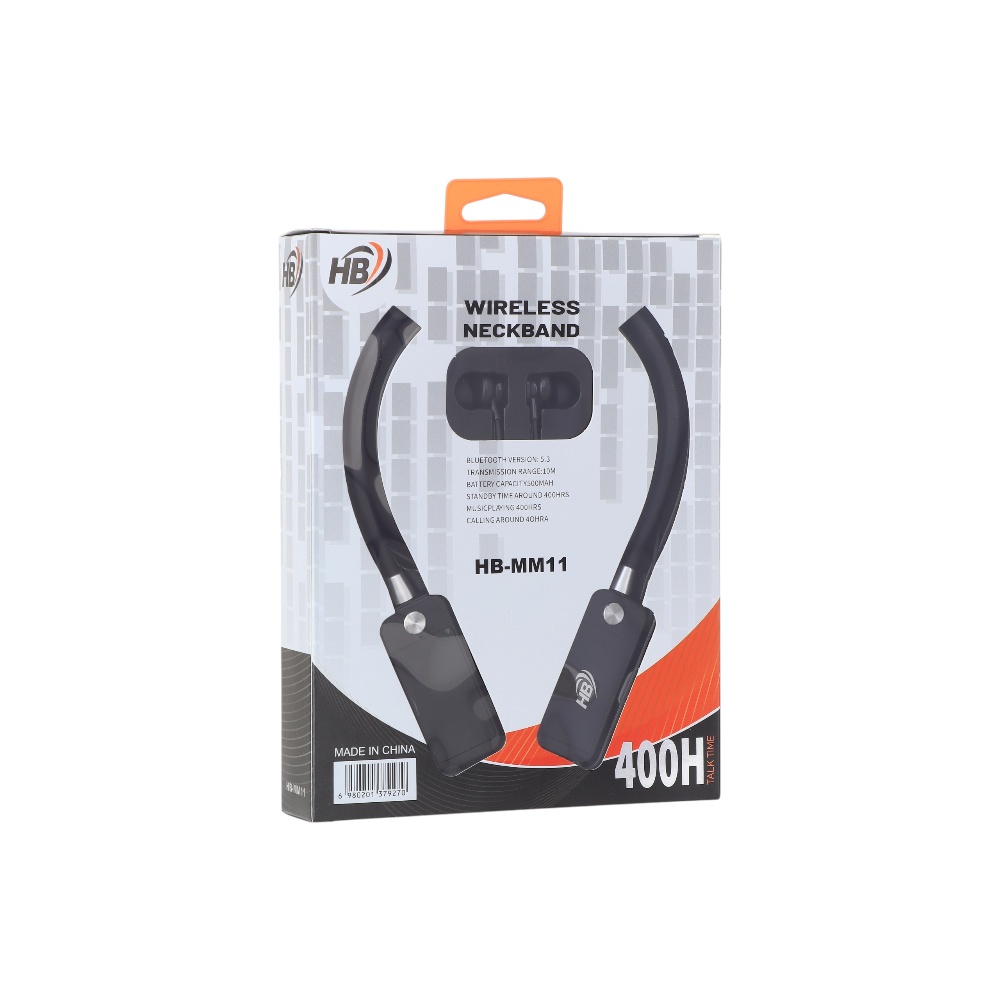 سماعة طوق بلوتوث اتش بي موديل  HB-MM11- اسود