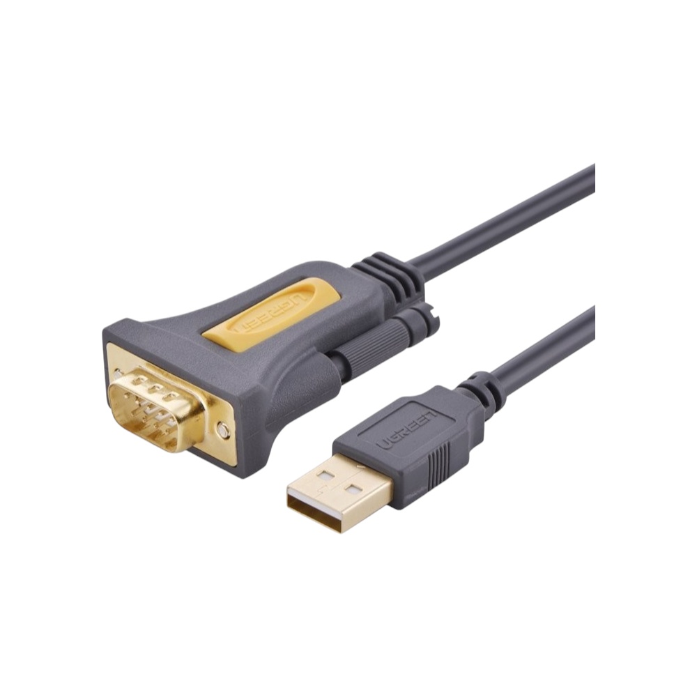 كابل يوجرين HDMI إلى VGA مع منفذ صوت وطاقة بطول 1.5 متر موديل 20201 - أسود