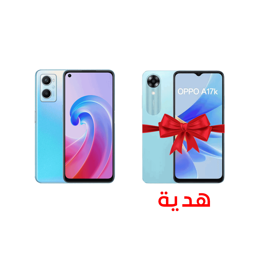 جوال أوبو A17k  شريحتين GSM، Volte  ذاكرة 64 جيجابايت ،رام 3 جيجابايت  + جوال أوبو A76  بشريحتين ذاكرة 128 جيجا ، الرام 6 جيجا هدية مجانية