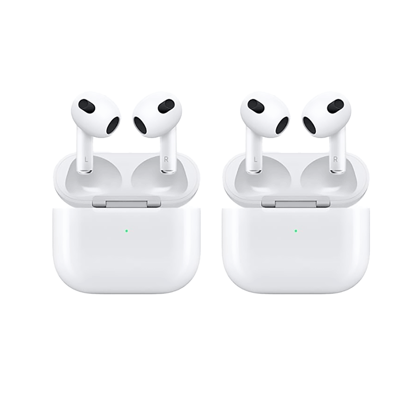 باكج آبل ايربودز برو الجيل الثاني سماعات أذن لاسلكية كوبي أبيض - قطعتين