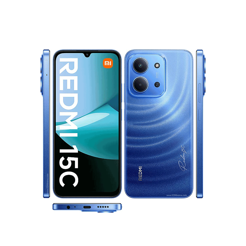 جوال شاومي ريدمي 15C شريحتين بذاكرة 256 جيجابايت ورام 8 جيجابايت - أزرق مموج