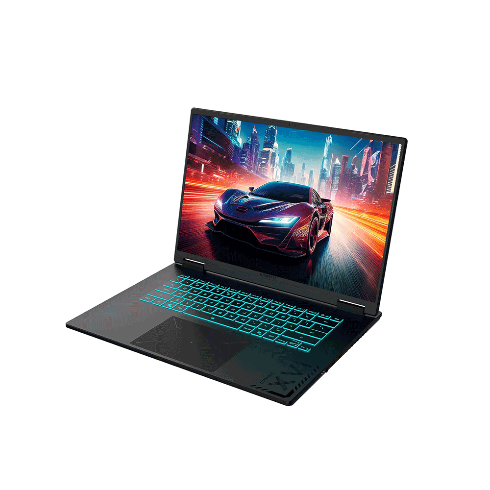 لابتوب ألعاب محمول جيجابايت A16 أنتل كور i7 الجيل الثالث عشر سعة 512 جيجا رام 16 جيجا - أسود