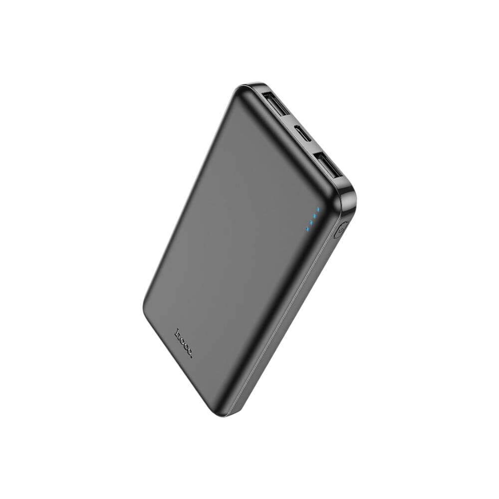 باور بانك هوكو نحيف للغاية بسعة 10000 مللي أمبير موديل J100 - أسود