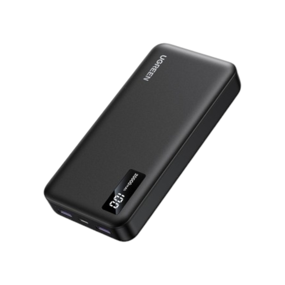 باور بانك يوجرين بشاشة رقمية 20000 مللي أمبير موديل 25683 - أسود