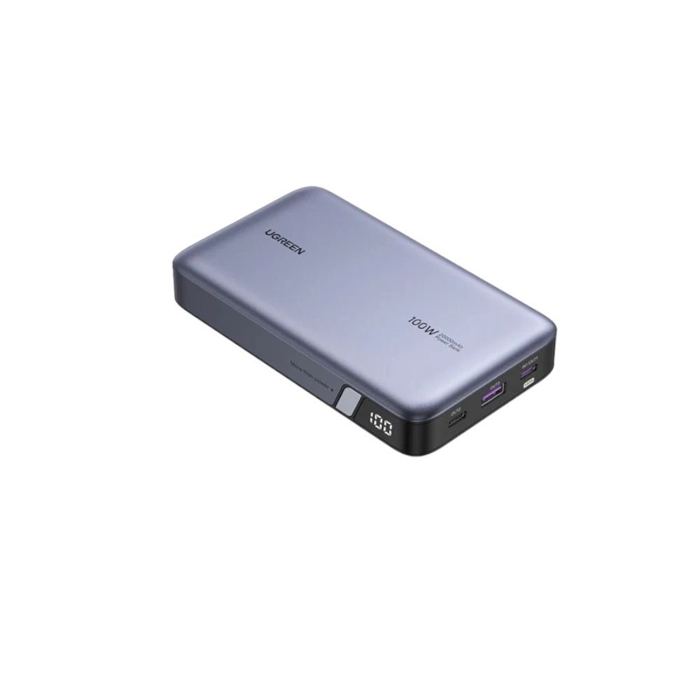 باور بانك يوجرين نيكسود شحن سريع 100 وات بسعة 20000 مللي أمبير موديل 25187 - رمادي 
